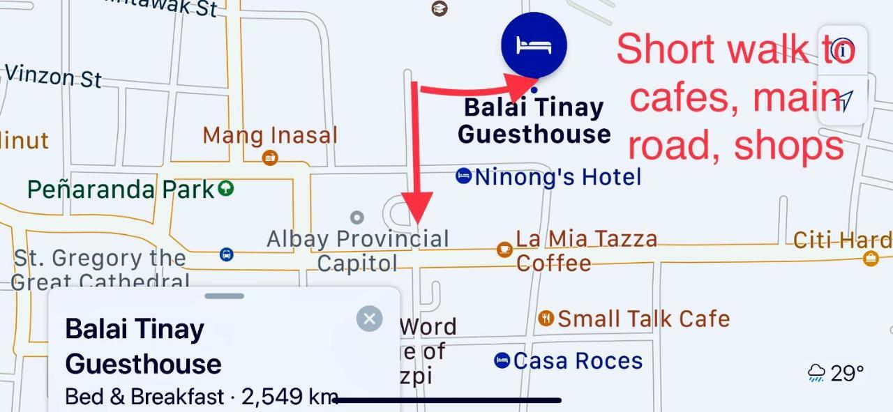 Balai Tinay Guesthouse Legazpi Luaran gambar